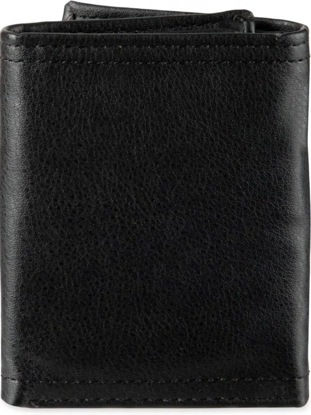 Sleek Slim Trifold Wallet for Men - ID Window, Credit Card Holder, Black Design